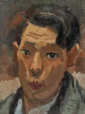 Takanori Oguiss — Selbstbildnis, 1933