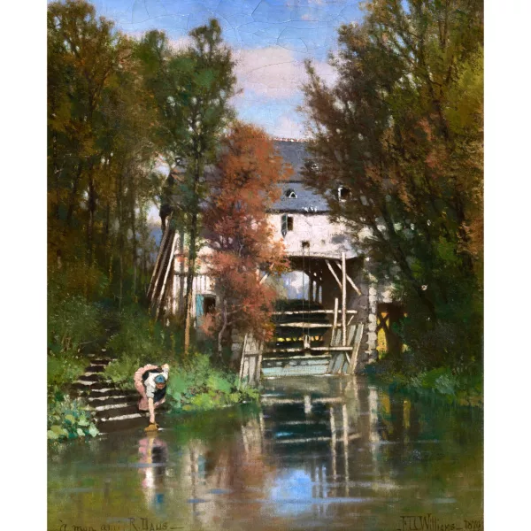 Frederick Dickinson Williams — Bäuerin am Mühlekanal.