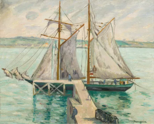 Henri Manguin — La Goélette à la Trinité, 1931
