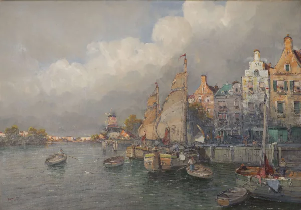 George Fischhof — Rives en Hollande