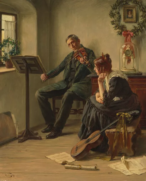 Karl Zewy — Die Musikstunde
