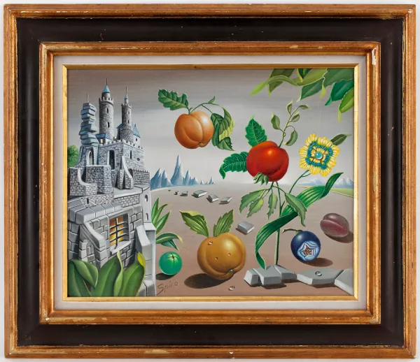 Georges Spiro — Nature morte au château