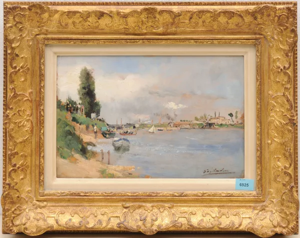 Julien Gustave Gagliardini — Flusslandschaft