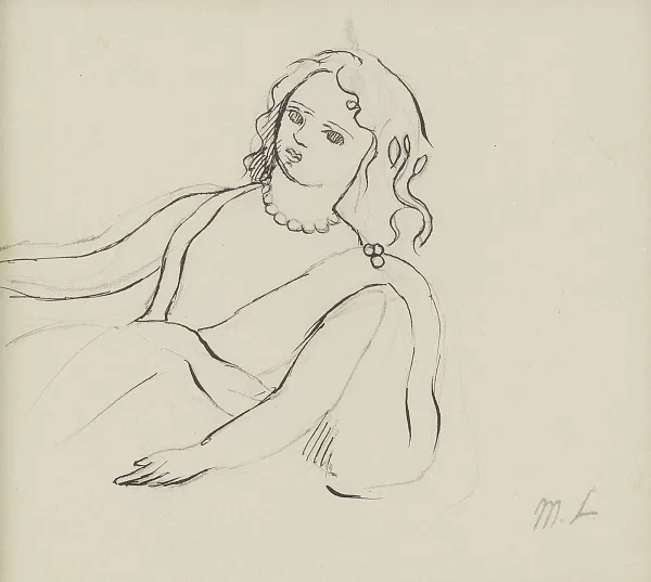 Marie Laurencin — Etude de femme au collier