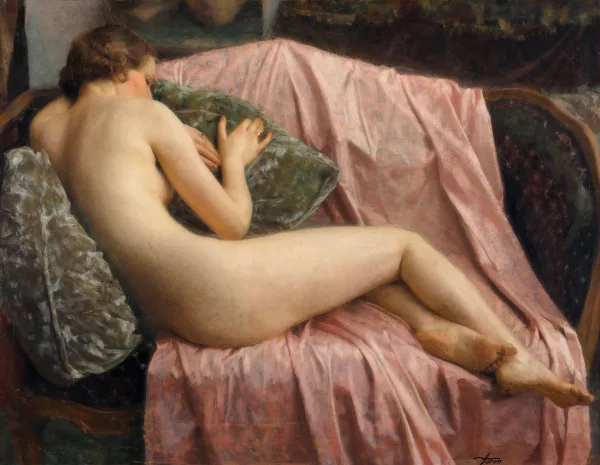 Maurice Joron — Nudité" (Linette Habourdin)