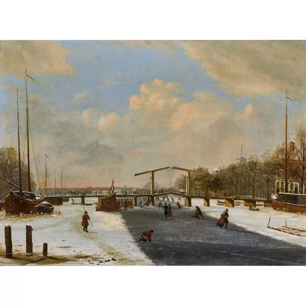 Hendrik Gerrit ten Cate — "Winter op de Amstel".