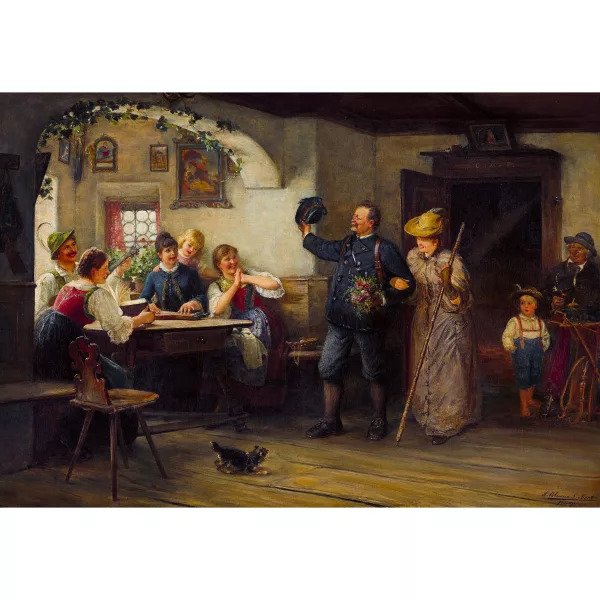 Ludwig Blume-Siebert — Freudiges Wiedersehen.