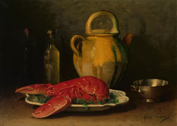 Marie Coignet — Stillleben mit Hummer