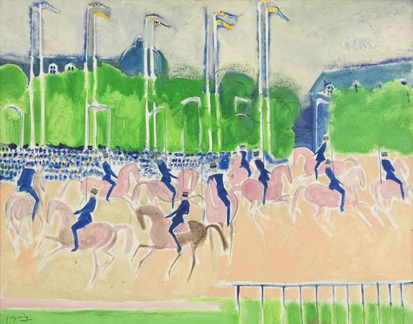 Claude Grosperrin — Parade à cheval