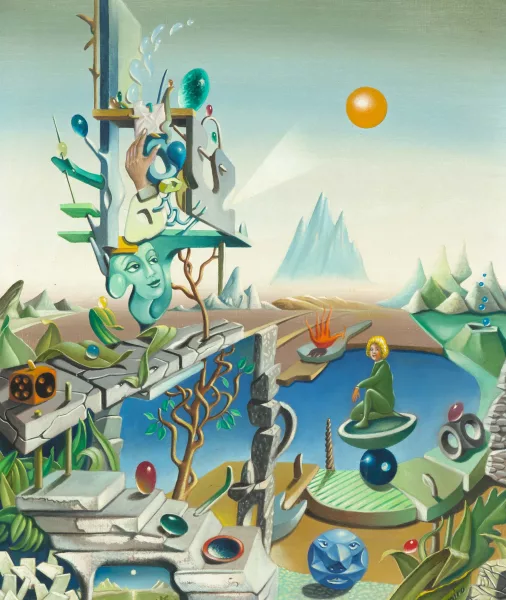 Georges Spiro — Surrealistische Landschaft