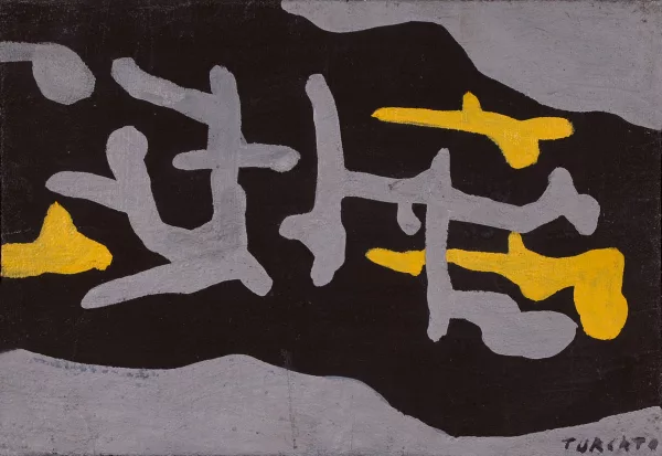 Giulio Turcato — Composizione in nero e oro, 1953/54