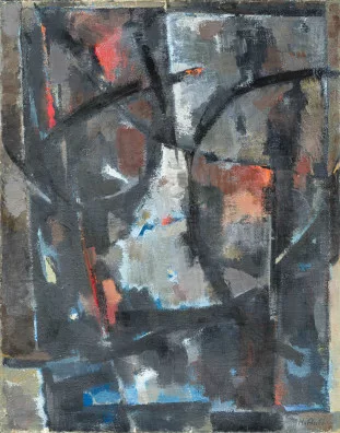 Hakkı Anlı — Abstract Composition, 1959