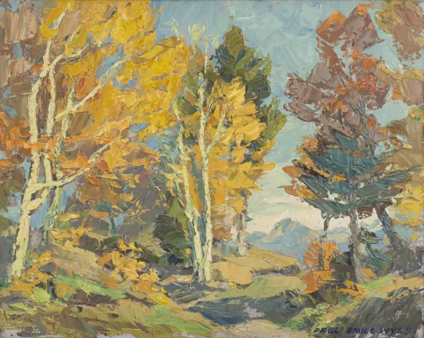 Paul Weiss — Paul WEISS (1888-1977), 'Sous-bois', huile