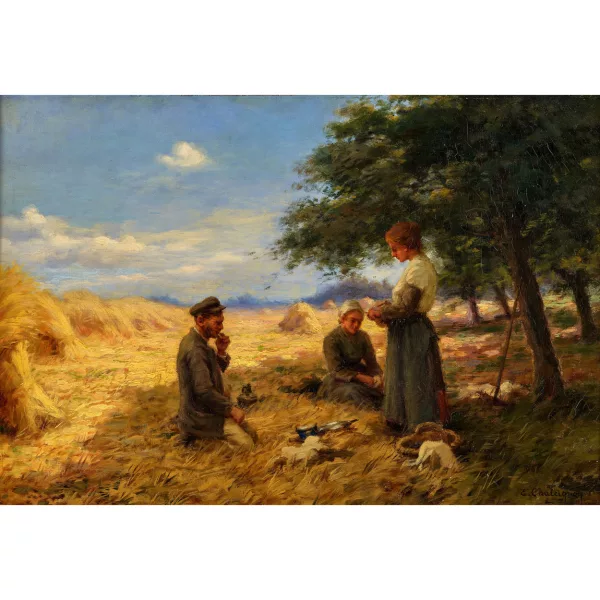 Ernest Chateignon — Rast bei der Ernte