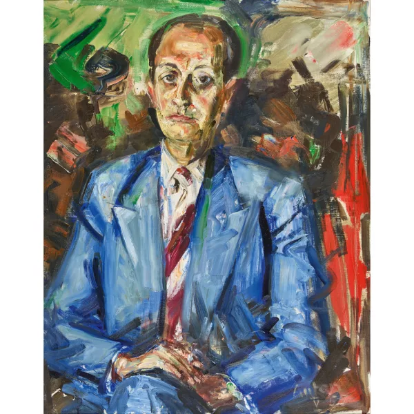 Anton Räderscheidt — Porträt des Zahnarztes Beppo Galli.