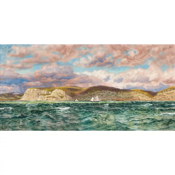 John Brett — Paysage côtier (Cornouailles ?)