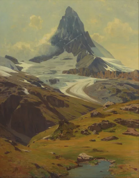 Karl Friedrich Karthaus — Vue du Cervin