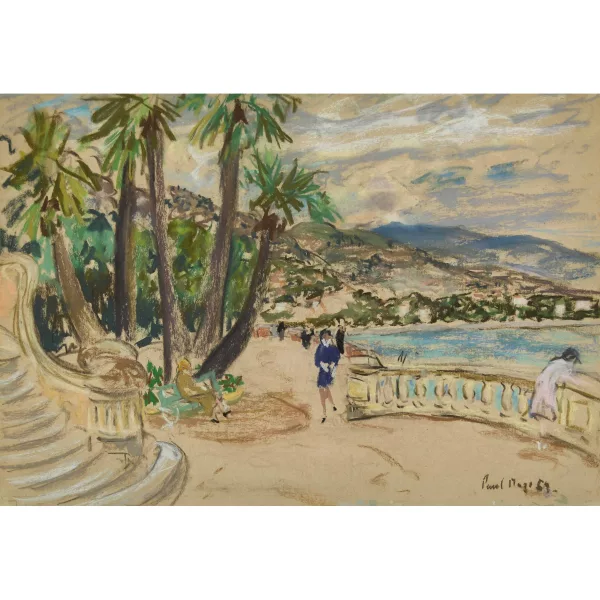 Paul Maze — Promenade au bord de l′eau.