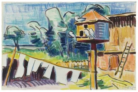 Karl Schmidt-Rottluff — Vogelhaus