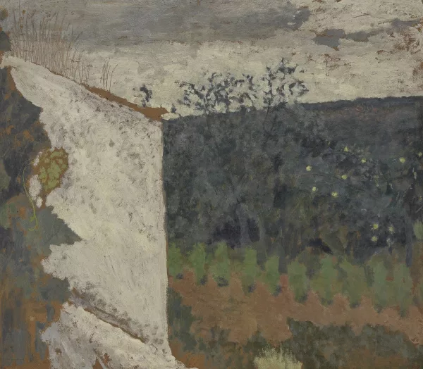 Édouard Vuillard — Dans le goût de Edouard Vuillard — Paysage au mur et au potager