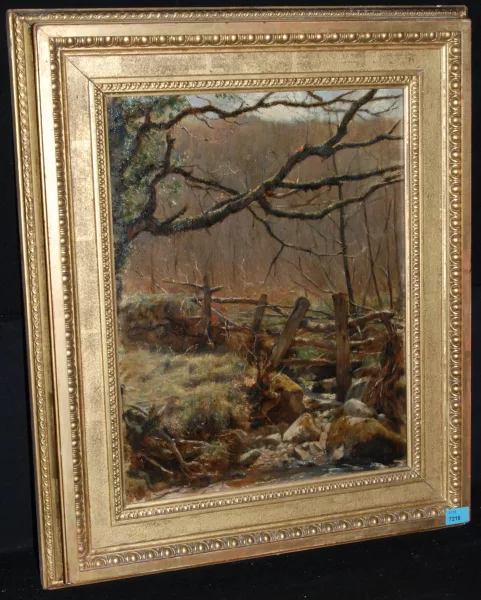John Collier — Attribué à Collier, John — zugeschrieben Herbstliche Waldlandschaft
