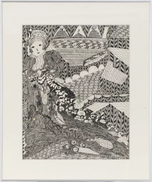 Madge Gill — Femme émanant d'un univers fantastique