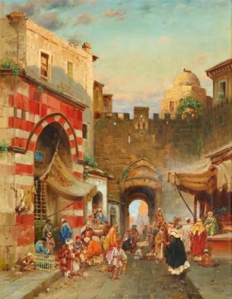 Carl Wuttke — Das Damaskustor in Jerusalem