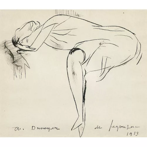 André Dunoyer de Segonzac — « La dormeuse ».