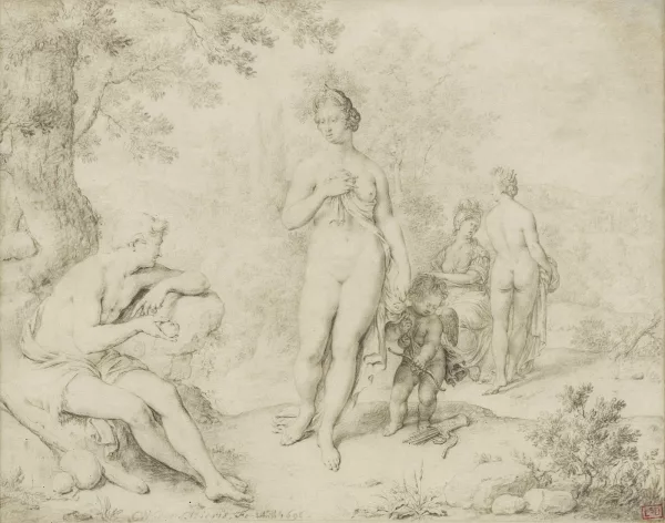 Willem van Mieris — Le jugement de Pâris