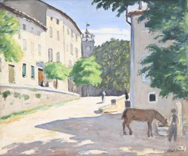 Albert André — Rue à Laudun