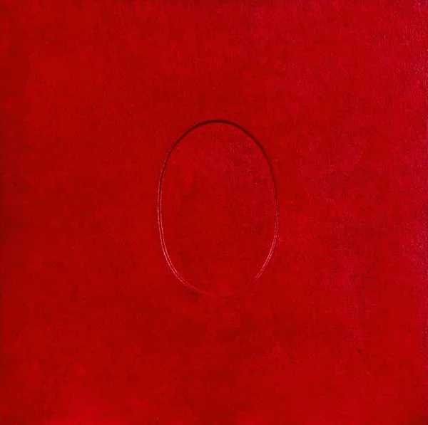Turi Simeti — Un ovale rouge, 1966