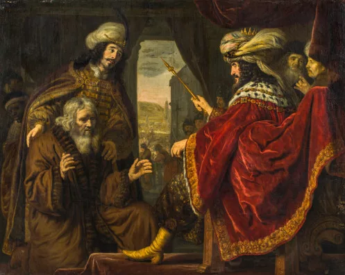 Jan Victors — Joseph stellt seinen Vater dem Pharao vor, 1652