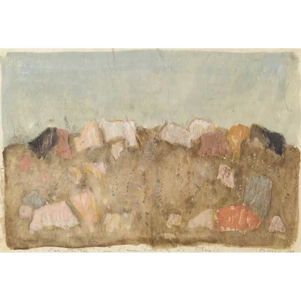 Zoran Mušič — Paysage rocheux