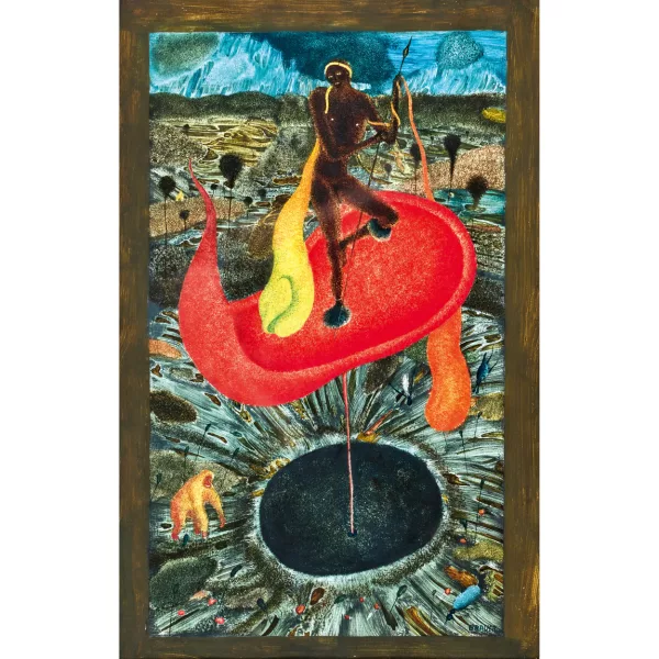 Arik Brauer — "Guard (Faiseur de vagues)".