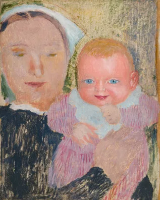 Maurice Denis — Noële et sa bonne (Bernadette et la bonne), um 1896