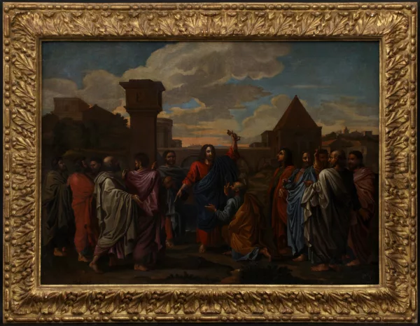Nicolas Colombel — École de Nicolas Colombel — Le Christ présentant les clés à saint Pierre