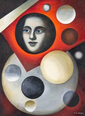 Nadia Khodossievitch Léger — Wanda im Flug zum Mond, 1978