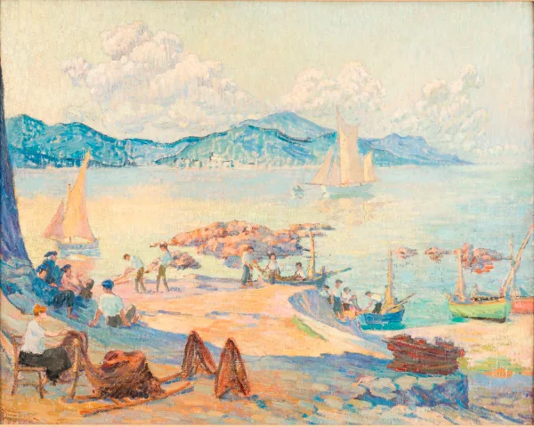 Henri Person — "Sainte-Maxime vu de Saint-Tropez"