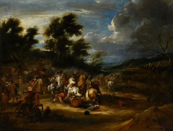 Adam François van der Meulen — Bataille de cavalerie,