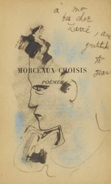 Jean Cocteau — Junger Mann im Profil