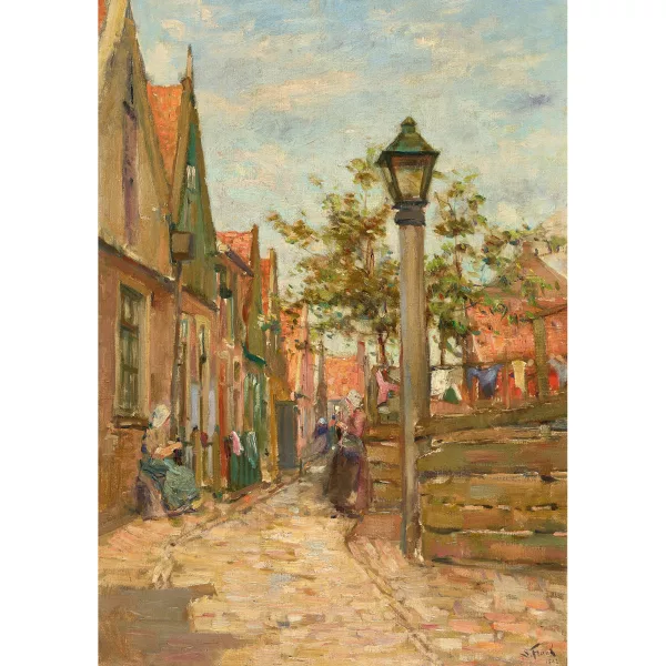 Lucien Frank — Strassenidylle in Belgien.