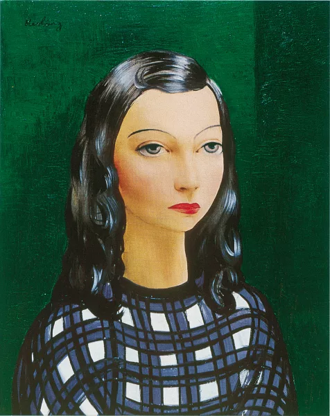 Moise Kisling — Jeune femme brune aux cheveux longs, 1933