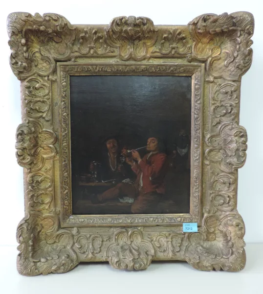 Adriaen Brouwer — Seguace, nell’osteria