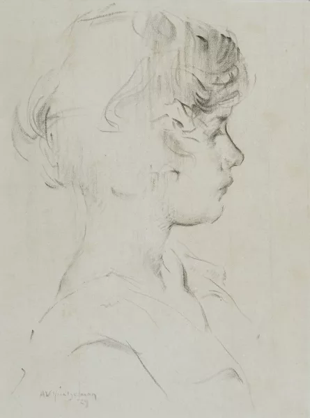Arthur William Heintzelman — Profil de femme