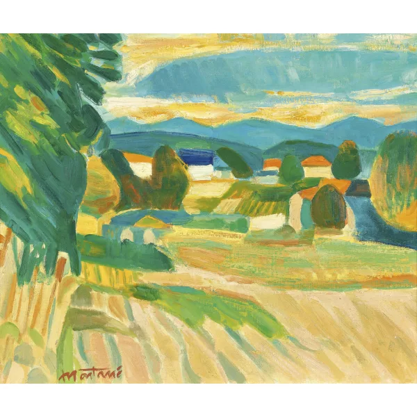 Roger Montané — "Les monts du Forez, Loire".