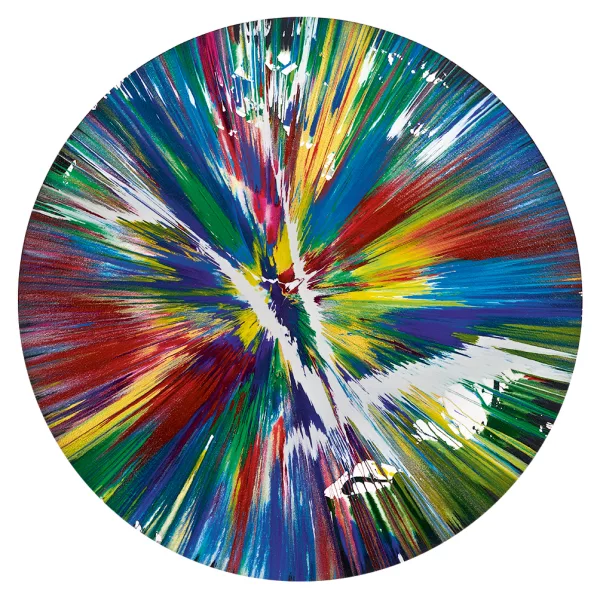 Damien Hirst — Circle Spin Painting, 2009