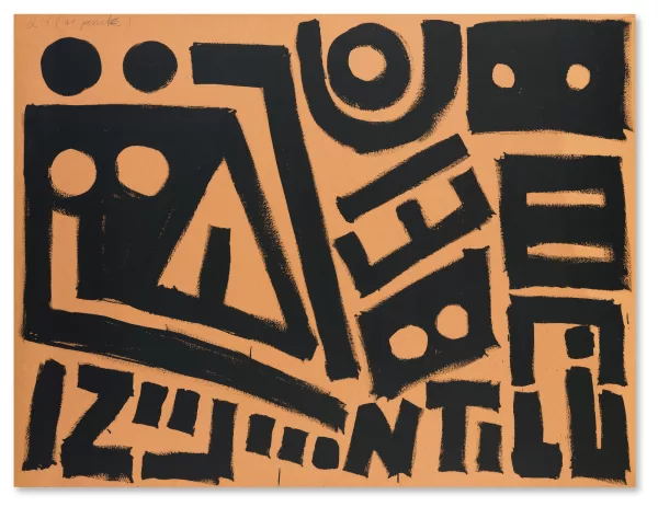 A. R. Penck — Sans titre, 1982