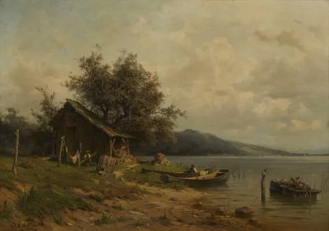 Josef Willroider — Seeufer in Oberbayern