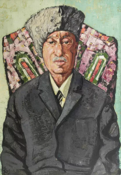 Max Kaus — Ritratto del generale Schaffai Khan (detto anche Ismael Khan)