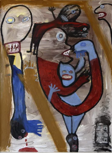 Volkmar Schulz-Rumpold — Gekrümmte Heilanwendung, 1988